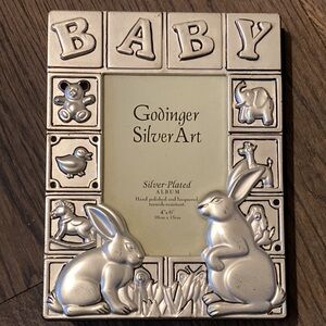 Godinger Silver Plated Photo Album  4” x  6”